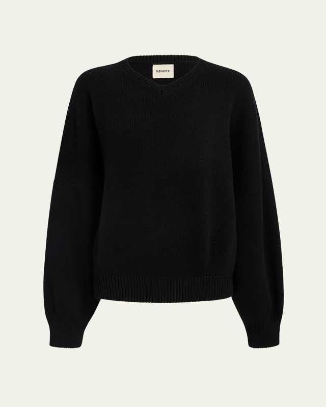 Wolfe V-Neck Cashmere Sweater